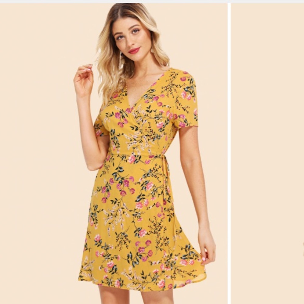 Wrap Dress floral